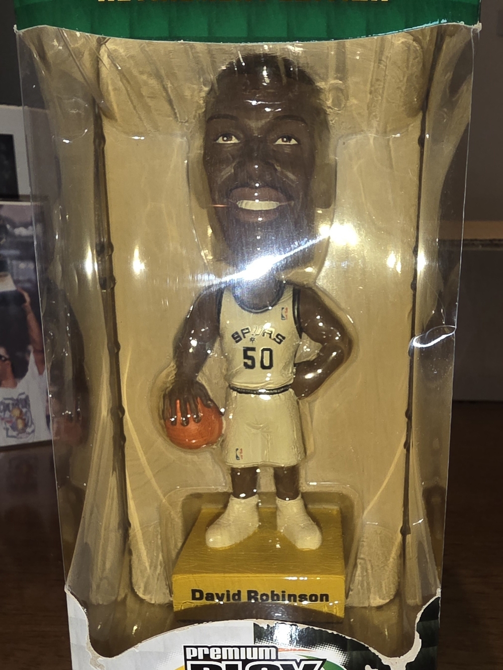 David Robinson-Premium Basketball Player Bobblehead Figurine in White